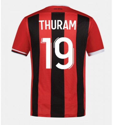 OGC Nice Khephren Thuram #19 Replika Hjemmebanetrøje 2023-24 Kortærmet